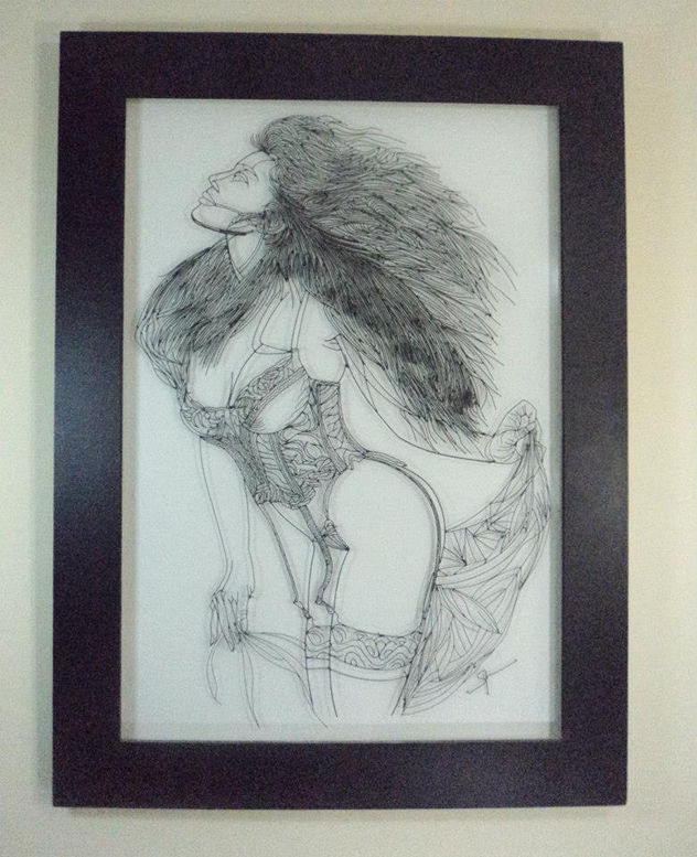 Mujer posando