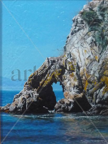 ARCO CALETA TUMBES Acrílico Lienzo Paisaje