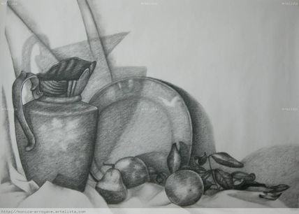 Jarron y Frutas