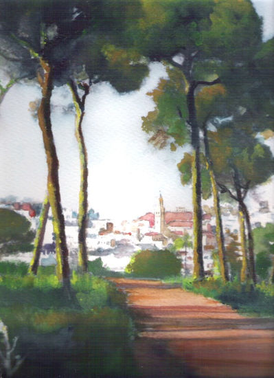 Desde los pinares Watercolour Paper Landscaping