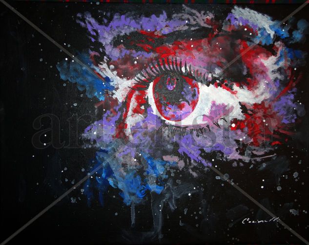 Hazy Eye Acrylic Canvas Others