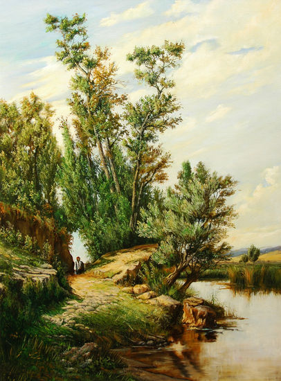 Río Oil Canvas Landscaping