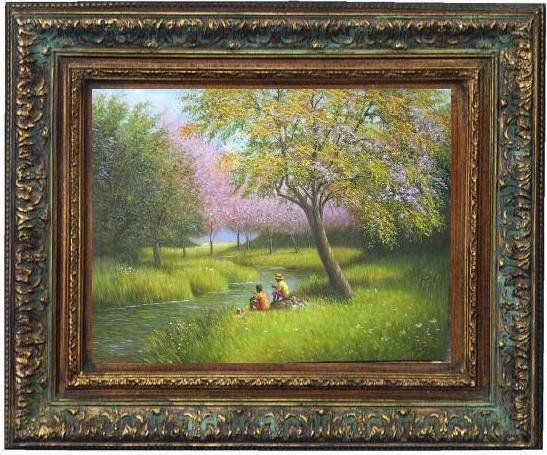 niños pescando