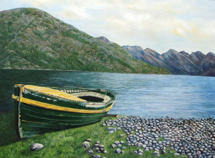 Bote en el lago