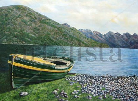 Bote en el lago