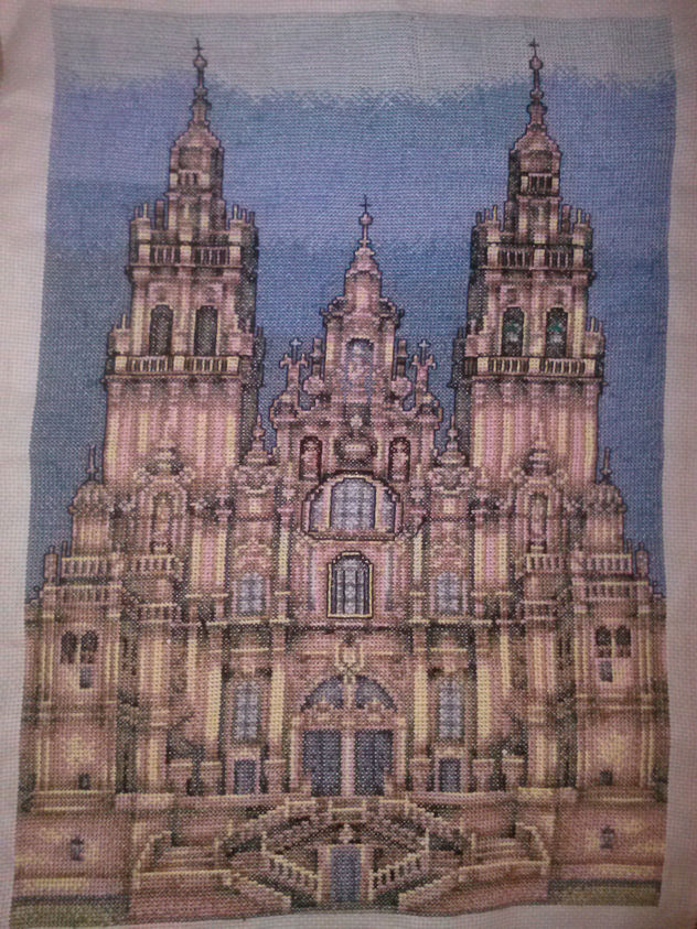 CUADRO PUNTO DE CRUZ LA CATEDRAL
