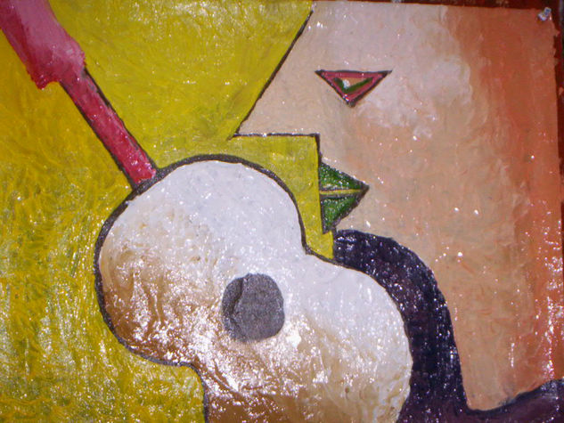 Guitarra de mi vida Oil Canvas Others