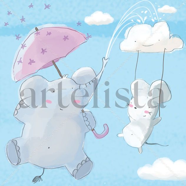 Elefante y ratón