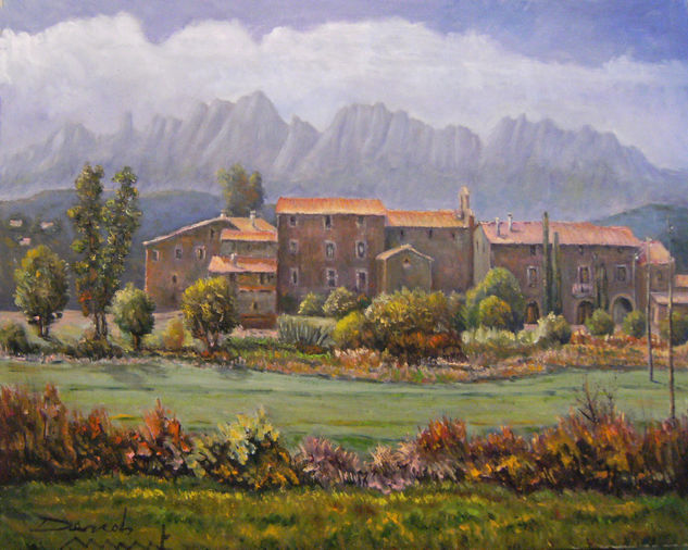 Salellas Oil Canvas Landscaping