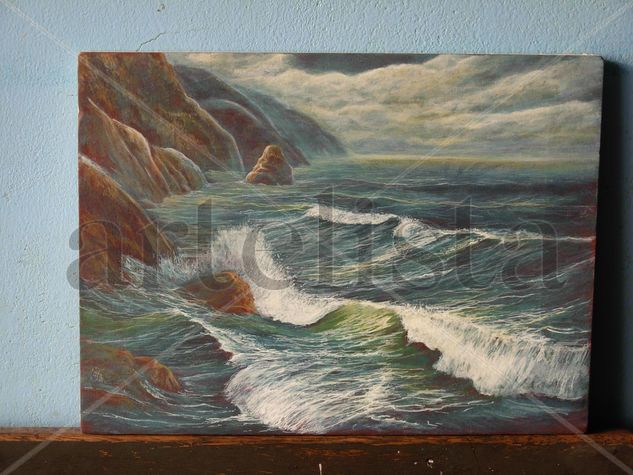 mirando alo lejos Others Canvas Marine Painting