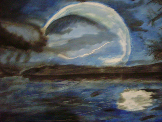 luna azul