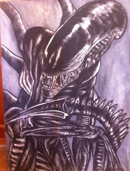 Xenomorfo Acrylic Canvas Animals