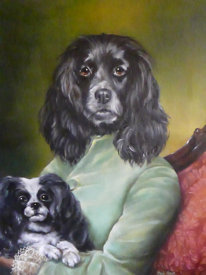 Cavaliers Óleo Lienzo Retrato