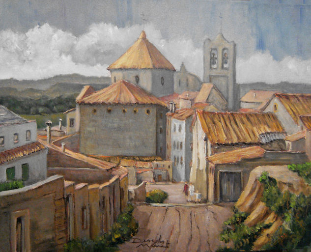 ALCARRAZ Óleo Lienzo Paisaje