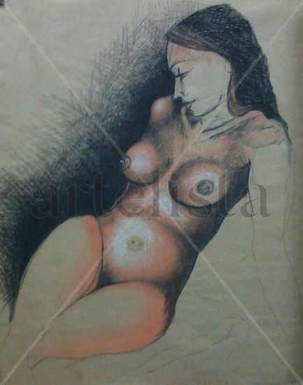 Desnudo Femenino Mixed Media