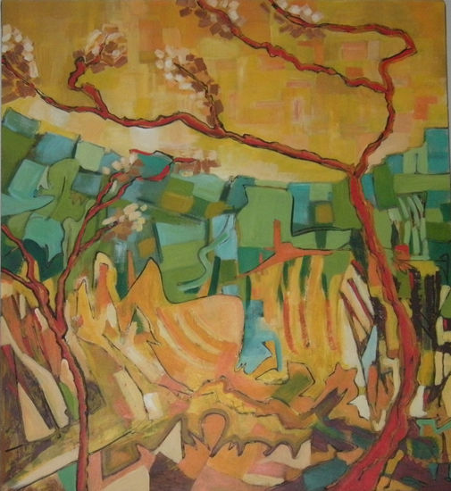 otoño singular Oil Canvas Landscaping