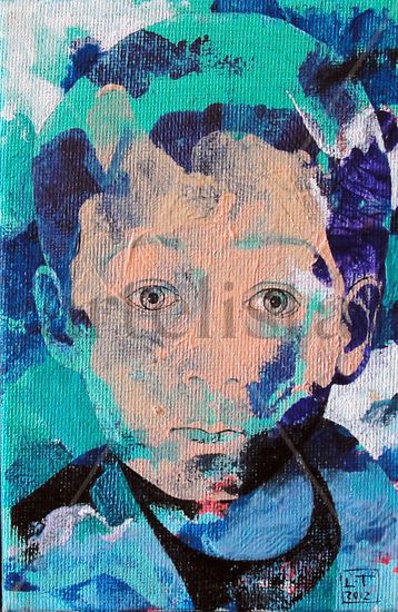 Bautista Acrylic Textile Portrait