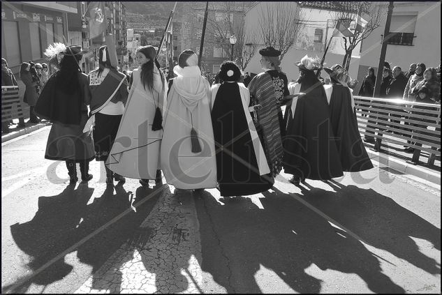 Publicació Moros i Cristians de Bocairent Retrato Blanco y Negro (Digital)