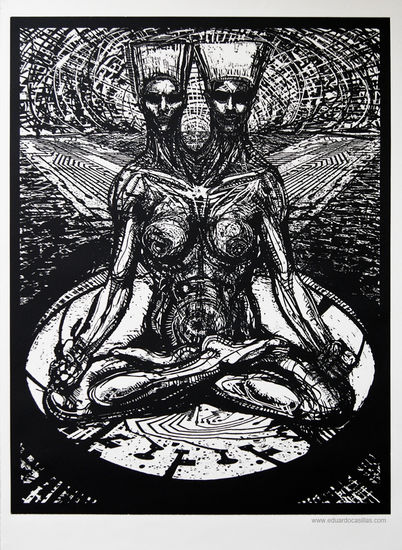 Polaridades 2 Woodcut