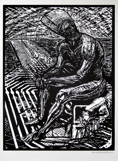 Polaridades 1 Woodcut