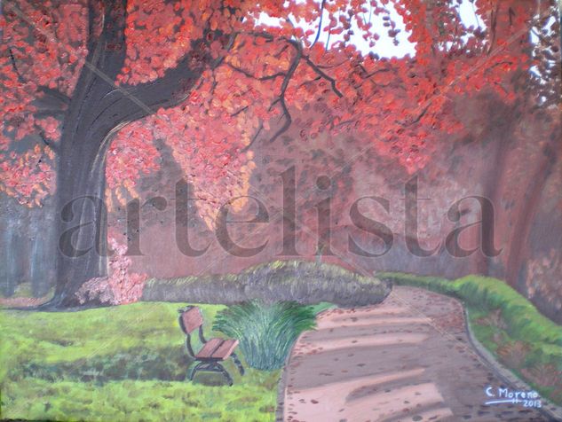 Un lugar para perderse Oil Canvas Landscaping