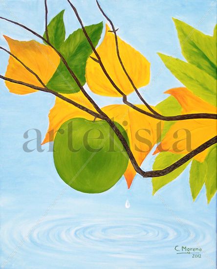 Fruta de otoño Oil Canvas Landscaping