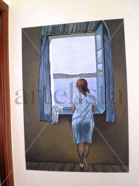 Muchacha en la ventana