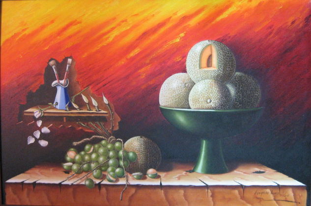 Rostros Oil Canvas Others