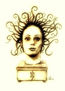 Boceto para medusa de buró.