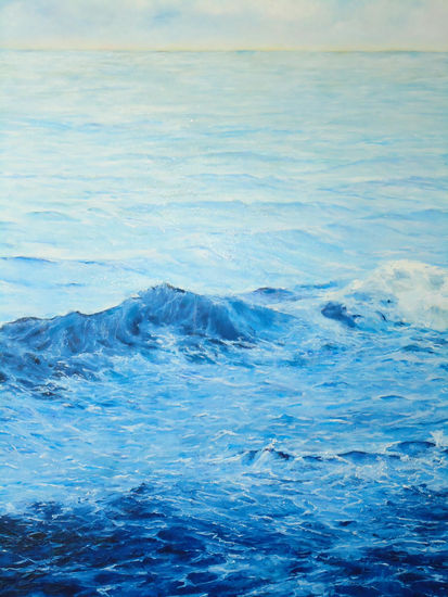 Agua Salada Oil Canvas Marine Painting