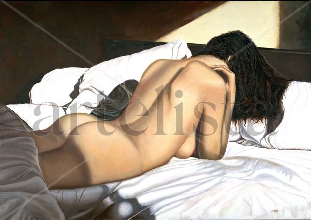 Despertar Oil Panel Nude Paintings