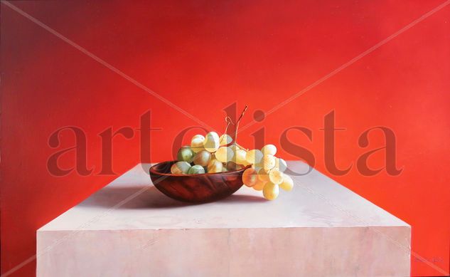 Vid rojo Oil Canvas Still Life Paintings