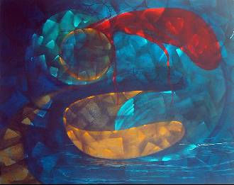 Inmigrante 2 Acrylic Canvas Marine Painting