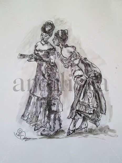 Fortuny en blanco y...