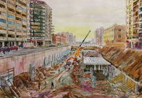 Rambla en obras