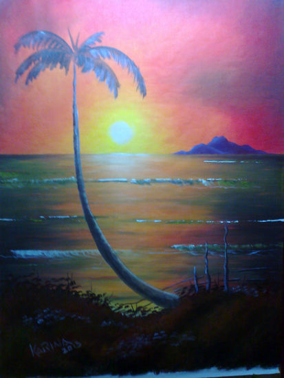 playa Oil Canvas Landscaping