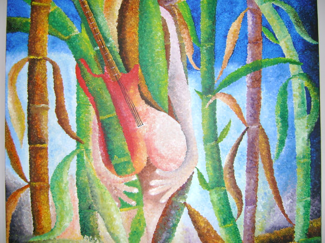 Armonía Cañaveral Acrylic Canvas Figure Painting