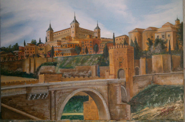 El Alcazar Óleo Lienzo Paisaje