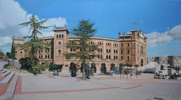 Plaza de toros de las Ventas. Oil Canvas Landscaping