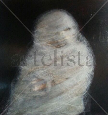 SILENCI 2 (nº 12 de serie Venus) Oil Canvas Figure Painting