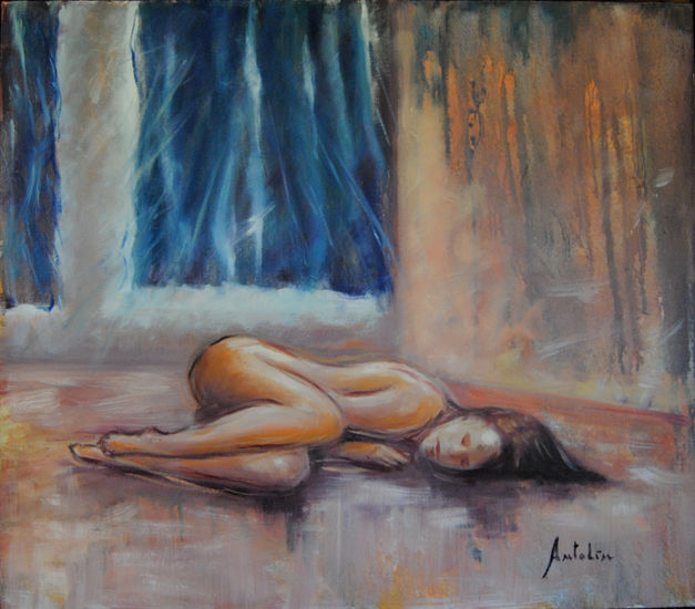 Crisantemo (eternidad) Oil Canvas Nude Paintings