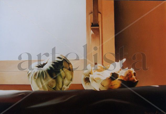 Chirimoyas Oil Canvas Still Life Paintings