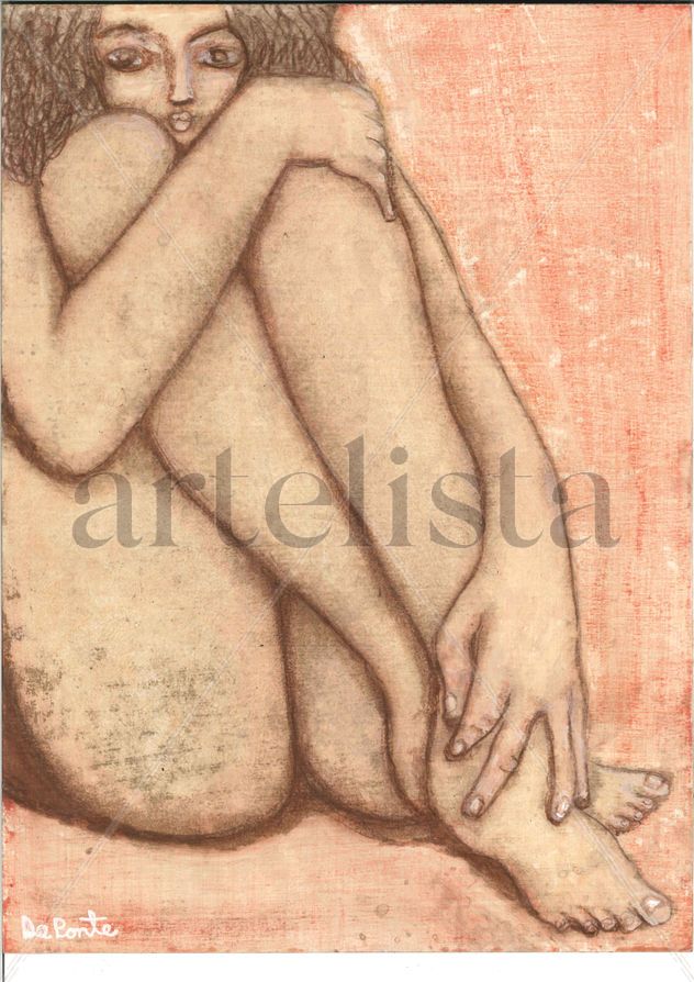 Mujer desnuda nos observa