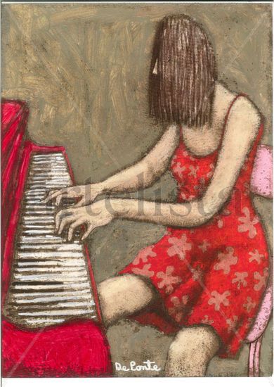 la pianista Acrylic Paper Others