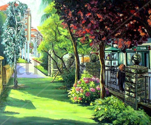 EL PARQUE Oil Canvas Landscaping