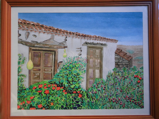 Cuarto de aperos Watercolour Paper Landscaping