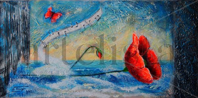 Sinfonía del mar Acrylic Canvas Marine Painting