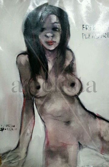 freedom pleasure Industrial Canvas Nude Paintings