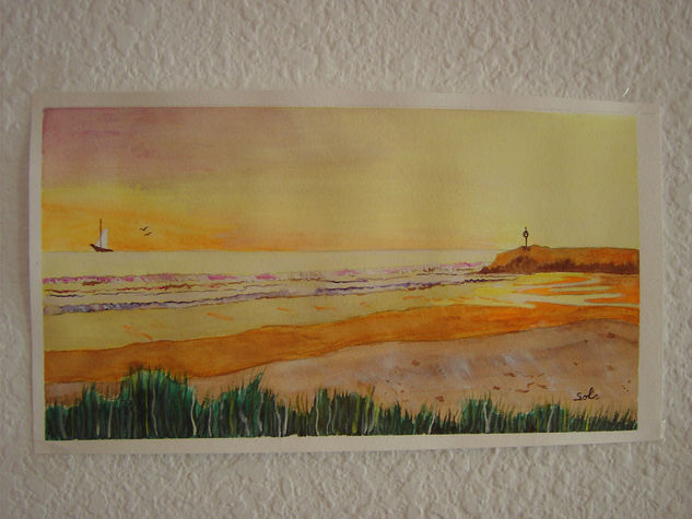 Flow of Life Watercolour Paper Marine Painting