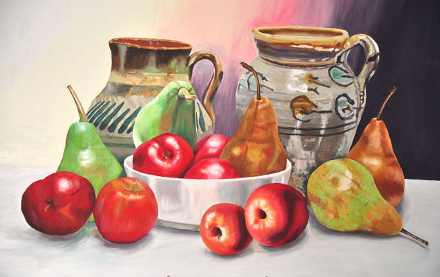 Bodegon de Manzanas y Peras